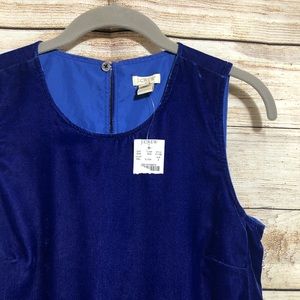 J. Crew Tops - J Crew Royal Blue Velvet Top J. Crew Tops - J Crew Royal Blue Velvet Top